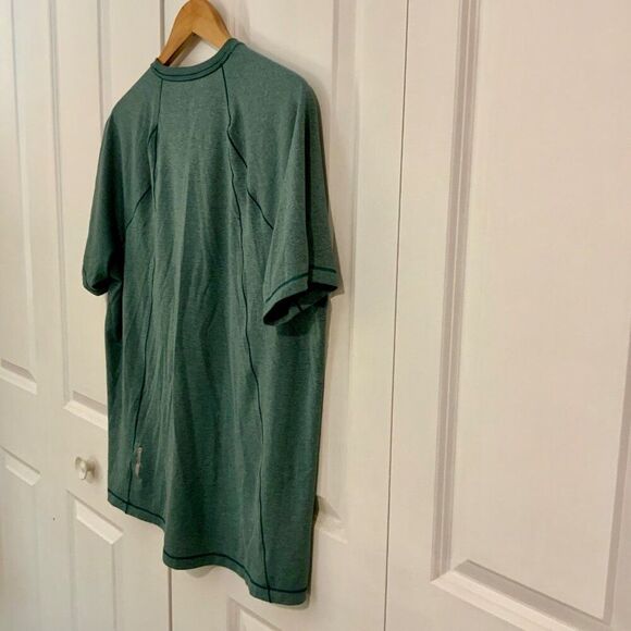 L.L. Bean Men’s Green Quick Dry Trail Tee Short Sleeve Large - Picture 9 of 10